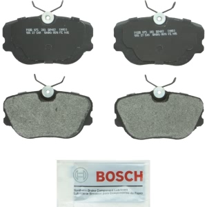 Bosch QuietCast™ Premium Organic Front Disc Brake Pads for 1991 Mercedes-Benz 190E - BP487