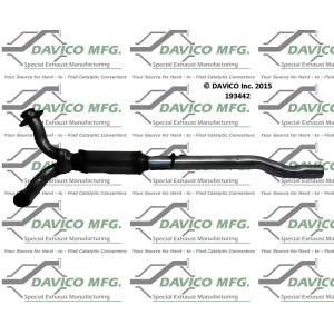 Davico Direct Fit Catalytic Converter and Pipe Assembly for 2002 Dodge Ram 1500 - 193442
