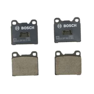 Bosch QuietCast™ Premium Organic Front Disc Brake Pads for Volkswagen Rabbit Convertible - BP96