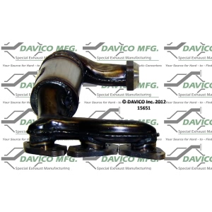 Davico Exhaust Manifold with Integrated Catalytic Converter for Mercury Mystique - 15651