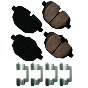 Akebono EURO™ Ultra-Premium Ceramic Rear Disc Brake Pads for 2013 BMW X3 - EUR1473