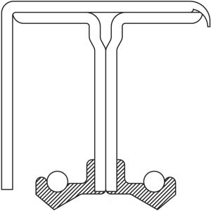 National Transfer Case Input Shaft Seal for 1990 Ford Aerostar - 710389