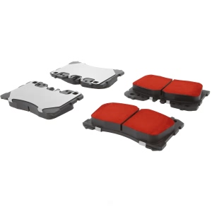 Centric Posi Quiet Pro™ Ceramic Front Disc Brake Pads for Lexus LS460 - 500.12820