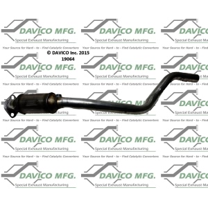 Davico Direct Fit Catalytic Converter and Pipe Assembly for 2000 Lincoln LS - 19064