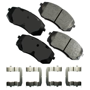 Akebono Pro-ACT™ Ultra-Premium Ceramic Front Disc Brake Pads for 2016 Kia Cadenza - ACT1295