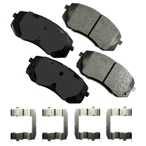 Akebono Pro-ACT™ Ultra-Premium Ceramic Front Disc Brake Pads for Kia Cadenza - ACT1295