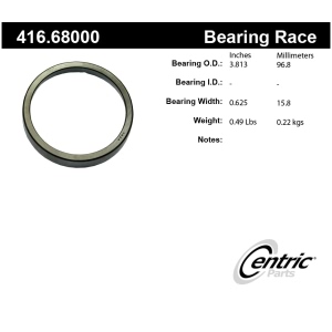 Centric Premium™ Front Inner Wheel Bearing Race for Chevrolet Silverado 2500 - 416.68000