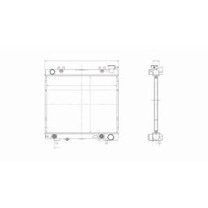 TYC Engine Coolant Radiator for Mitsubishi Raider - 2883