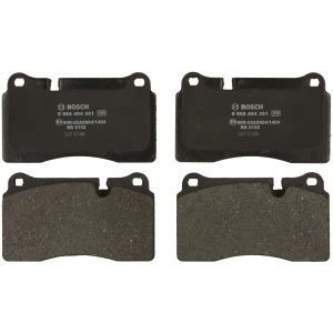 Bosch EuroLine™ Semi-Metallic Front Disc Brake Pads for 2009 Land Rover Range Rover - 0986494351