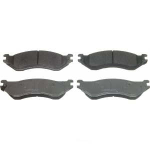 Wagner Thermoquiet Semi Metallic Rear Disc Brake Pads for 2004 Dodge Ram 2500 - MX702A