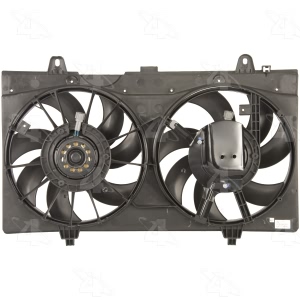 Four Seasons Dual Radiator And Condenser Fan Assembly for 2009 Nissan Sentra - 76079