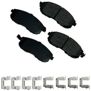 Akebono Pro-ACT™ Ultra-Premium Ceramic Front Disc Brake Pads for 2011 Nissan Versa - ACT815A