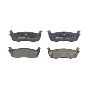 Bosch QuietCast™ Premium Organic Rear Disc Brake Pads for Lincoln Blackwood - BP711