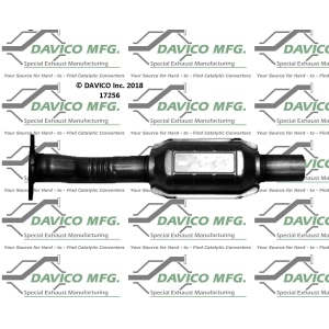 Davico Direct Fit Catalytic Converter for 2012 Toyota Matrix - 17256