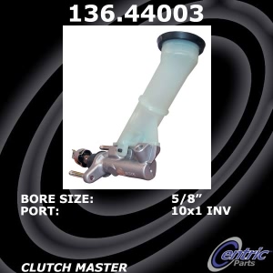 Centric Premium Clutch Master Cylinder for 1997 Toyota Camry - 136.44003