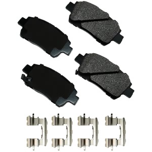 Akebono Pro-ACT™ Ultra-Premium Ceramic Front Disc Brake Pads for 2000 Toyota Celica - ACT822A