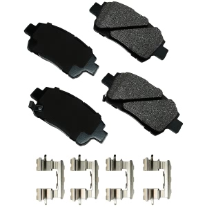 Akebono Pro-ACT™ Ultra-Premium Ceramic Front Disc Brake Pads for 2005 Scion xA - ACT822A