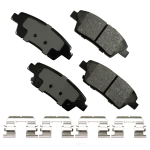 Akebono Pro-ACT™ Ultra-Premium Ceramic Rear Disc Brake Pads for 2013 Hyundai Genesis - ACT1551