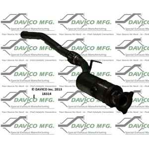 Davico Direct Fit Catalytic Converter and Pipe Assembly for Audi A4 Quattro - 18314