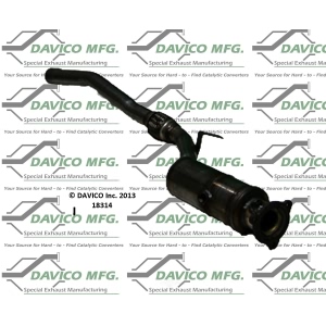 Davico Direct Fit Catalytic Converter and Pipe Assembly for 2003 Audi A4 - 18314