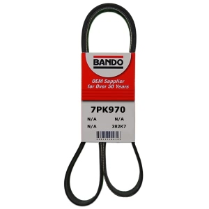 BANDO Rib Ace™ V-Ribbed OEM Quality Serpentine Belt for 2014 Kia Optima - 7PK970