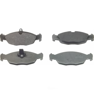 Wagner Thermoquiet Semi Metallic Rear Disc Brake Pads for 1998 Jaguar XJ8 - MX688A