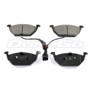 DuraGo Premium Semi Metallic Front Disc Brake Pads for 2005 Volkswagen Jetta - BP768AMS