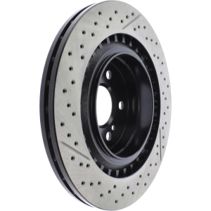 Centric SportStop Drilled and Slotted 1-Piece Rear Brake Rotor for 2013 Mercedes-Benz C63 AMG - 127.35119