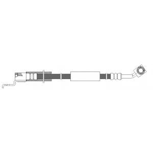 Centric Front Passenger Side Brake Hose for 2006 Jeep Wrangler - 150.67046