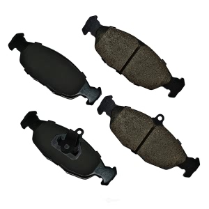 Akebono EURO™ Ultra-Premium Ceramic Rear Disc Brake Pads for 2003 Jaguar XKR - EUR688A