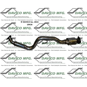 Davico Direct Fit Catalytic Converter and Pipe Assembly for 2008 GMC Savana 2500 - 19426