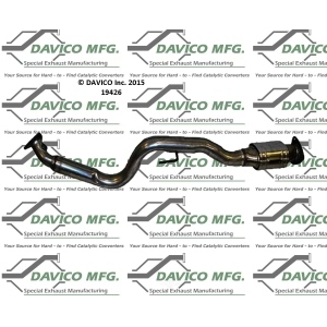 Davico Direct Fit Catalytic Converter and Pipe Assembly for 2009 GMC Savana 2500 - 19426