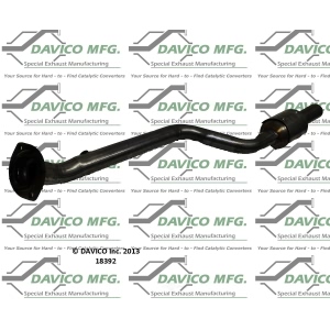 Davico Direct Fit Catalytic Converter and Pipe Assembly for 2006 Lexus IS250 - 18392