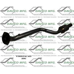 Davico Direct Fit Catalytic Converter and Pipe Assembly for 2007 Lexus IS250 - 18392
