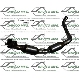 Davico Direct Fit Catalytic Converter and Pipe Assembly for 2008 Ford E-150 - 193211