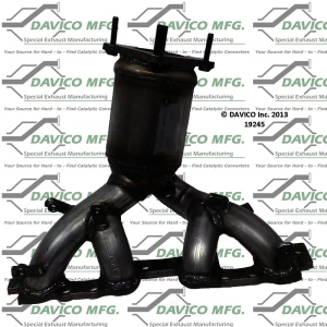 Davico Exhaust Manifold with Integrated Catalytic Converter for Plymouth - 19245