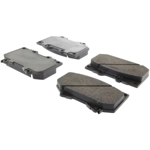 Centric Posi Quiet™ Semi-Metallic Brake Pads With Hardware for 2000 Toyota Tundra - 104.08120