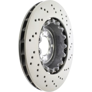 Centric SportStop Drilled 1-Piece Front Driver Side Brake Rotor for 2008 BMW M3 - 128.34106
