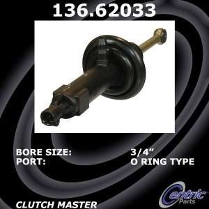 Centric Premium Clutch Master Cylinder for 2001 Chevrolet Corvette - 136.62033