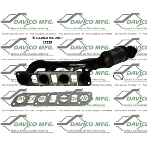 Davico Exhaust Manifold with Integrated Catalytic Converter for Infiniti QX80 - 17220