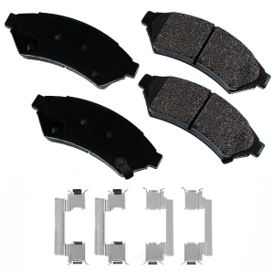 Akebono Proact Ultra Premium™ Ceramic Disc Brake Pad Kit for 2006 Buick Terraza - ACT1075