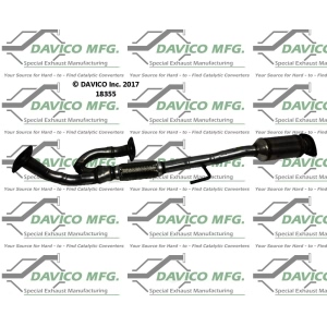 Davico Direct Fit Catalytic Converter and Pipe Assembly for 2005 Toyota Camry - 18355