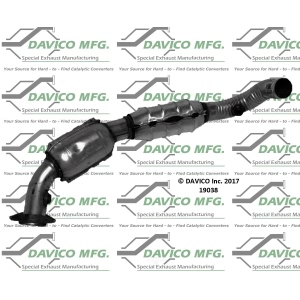 Davico Direct Fit Catalytic Converter and Pipe Assembly for 1997 Ford Expedition - 19038