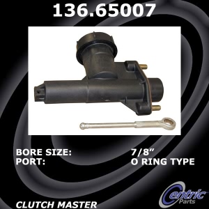 Centric Premium Clutch Master Cylinder for 1988 Ford E-150 Econoline - 136.65007