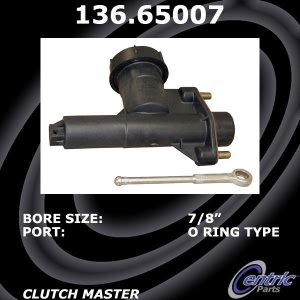 Centric Premium Clutch Master Cylinder for 1989 Ford E-150 Econoline Club Wagon - 136.65007