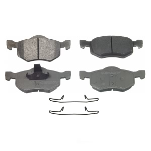 Wagner ThermoQuiet Semi-Metallic Disc Brake Pad Set for 2007 Mercury Mariner - MX843