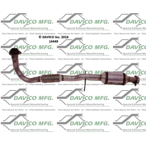 Davico Direct Fit Catalytic Converter and Pipe Assembly for 1994 Saturn SC2 - 14449