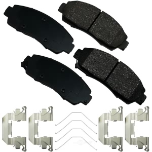 Akebono Pro-ACT™ Ultra-Premium Ceramic Front Disc Brake Pads for 2012 Honda Odyssey - ACT1089A