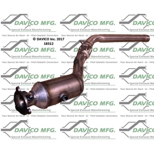 Davico Direct Fit Catalytic Converter and Pipe Assembly for Audi A4 Quattro - 18312