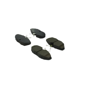 Centric Posi Quiet™ Extended Wear Semi-Metallic Rear Disc Brake Pads for 2005 Jaguar Vanden Plas - 106.08060